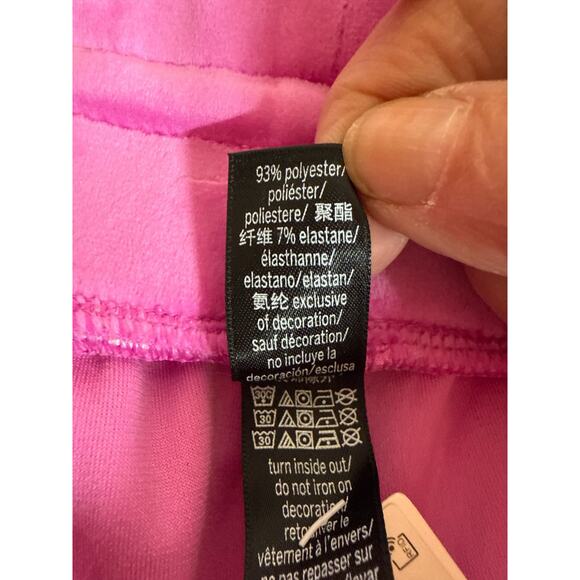 Victoria’s Secret On Point Pink Velour Jogger Sweatpants XL NWT - Picture 10 of 10